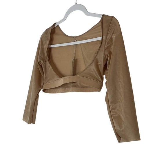 New SKIMS Barely There Shapewear Arm Shaper Top Women's Medium Clay New - Picture 10 of 10